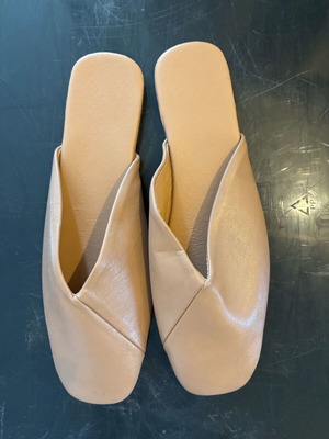 Flat mules nude size 40 new