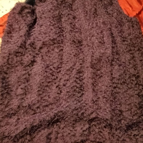 Fidele blouse with small fringes like new, purple, size L