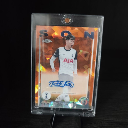 2024/25 Topps Chrome Sapphire UCC Heung-Min Son Auto /25 SSP Tottenham Legend