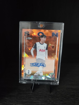 2024/25 Topps Chrome Sapphire UCC Heung-Min Son Auto /25 SSP Tottenham Legend