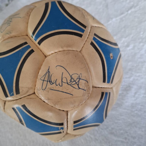 Vintage Adidas Tango Gol Football signed by 1990-1992 Tottenham Hotspur squad used