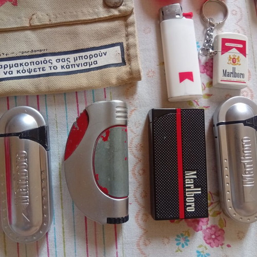 Marlboro authentic advertising collectibles used, complete set of 23 items