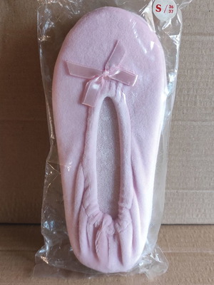 Women's ballerina slippers pink new, size 36/37