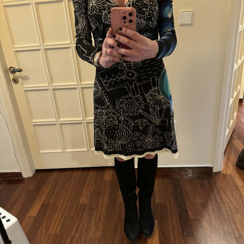 Desigual dress like new, size M, colorful boho style