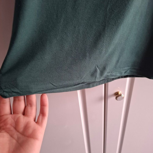 Ysatis top dark green used, size M
