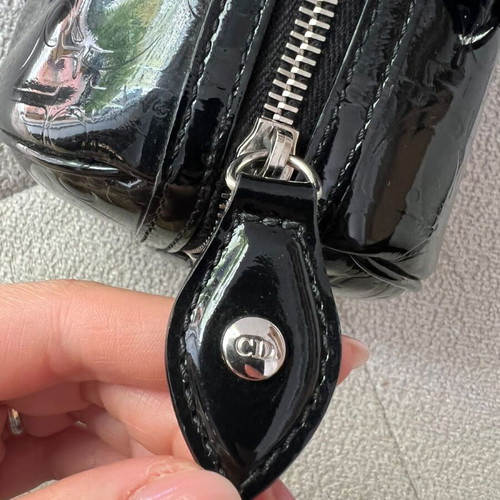 Dior Boston Bag Oblique Monogram like new, black handbag