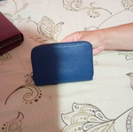 Leather wallet like new, blue