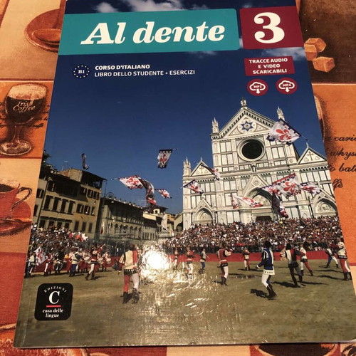 Al dente 3 Libro dello studente + Esercizi like new, Italian
