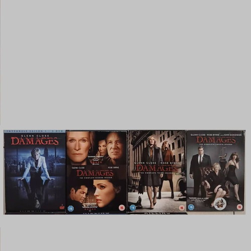 Damages Season 1-4 DVD new, no Greek subtitles