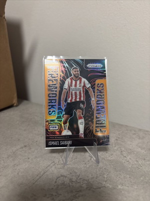 2025 Panini Fifa Prizm Fireworks Ismael Saibari PSV Eindhoven card