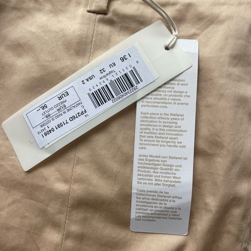 Stefanel women's chino pants new, beige