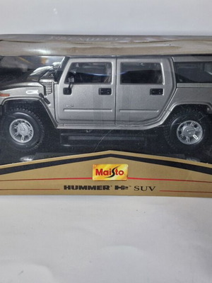 Maisto Hummer H2 Premiere Edition metal model grey/silver 1:18 new