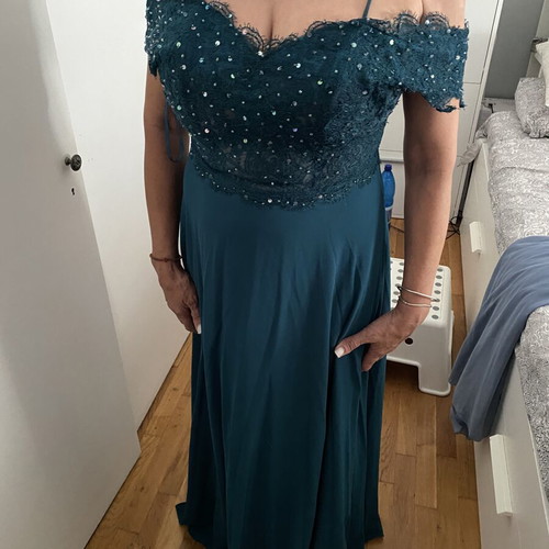 Turquoise formal dress, new with tag