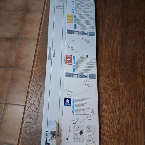Bathroom towel bar new