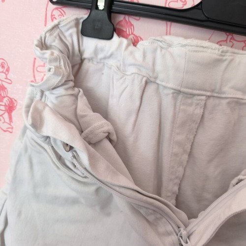 Denim shorts white used in good condition