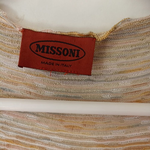 Missoni dress like new, fine multicolor viscose knit, size S