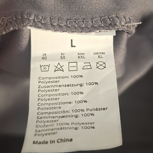 T-shirt large gray new