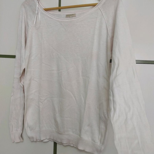 Stradivarius blouses used, size L, pink and white, long sleeve