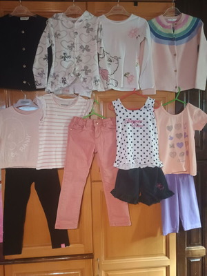 Clothes pack for girl 4-5 years like new