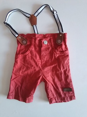 Boy's pants with suspenders 9-12 months like new