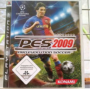 PS3 game PES 2009