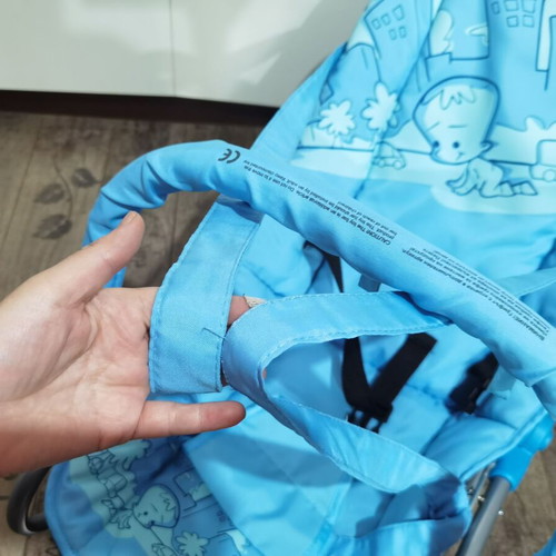 Bertoni Baby Bouncer used, blue