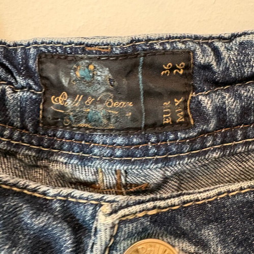 Pull & Bear denim shorts used, blue, size S