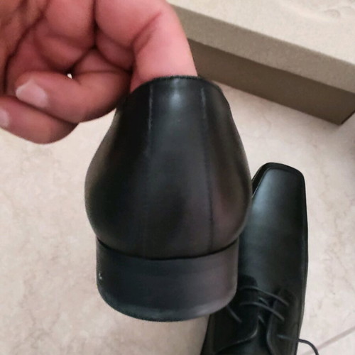 GK Uomo men's shoes new, black, size 44, moccasins