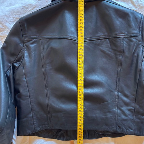 AllSaints Elora Women’s Leather Biker Jacket like new, black, size L