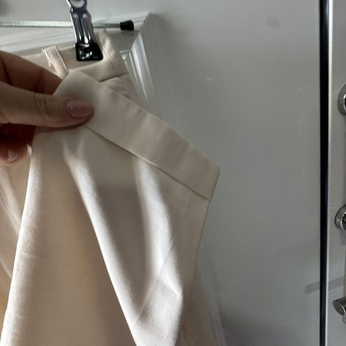 Sinsay summer pants used, beige, size XXS