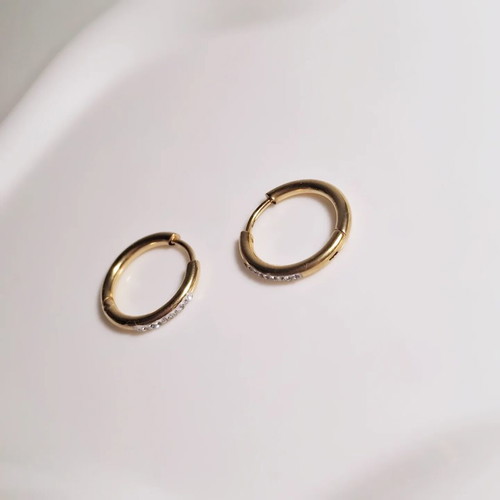 Steel earrings new