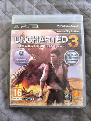 Uncharted 3 PS3 игра като нова без ръководство
