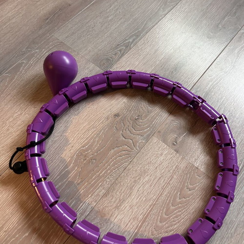 Smart Weighted Hula Hoop purple, adjustable, excellent condition