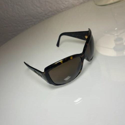 Salvatore Ferragamo vintage sunglasses used, brown