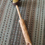 Bamboo whistle used with monkey head, natural eco materials