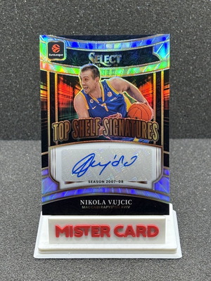 Panini Select Euroleague Top Shelf Nikola Vujcic Silver Prizm auto 2025/26 near mint