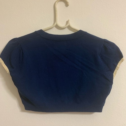 Bolero top like new, blue, size M