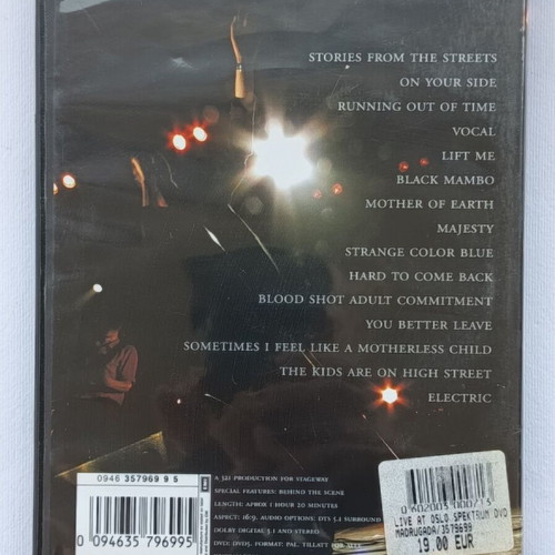 Madrugada Live at Oslo Spektrum DVD, rock