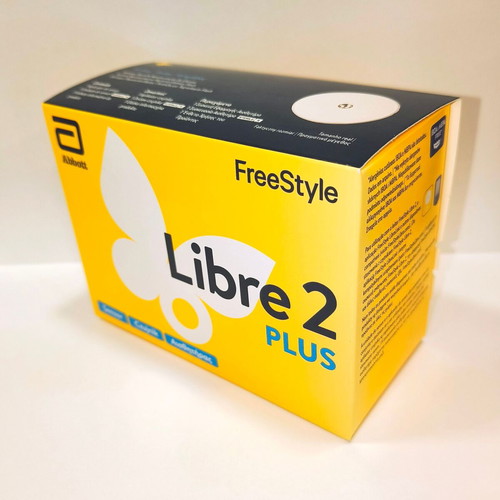 Freestyle Libre 2 Plus glucose sensor by Abbott