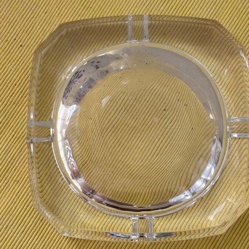 Glass Heavy Ashtray like new