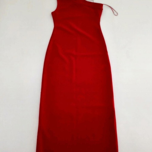 Women's long red Zara dress size S new