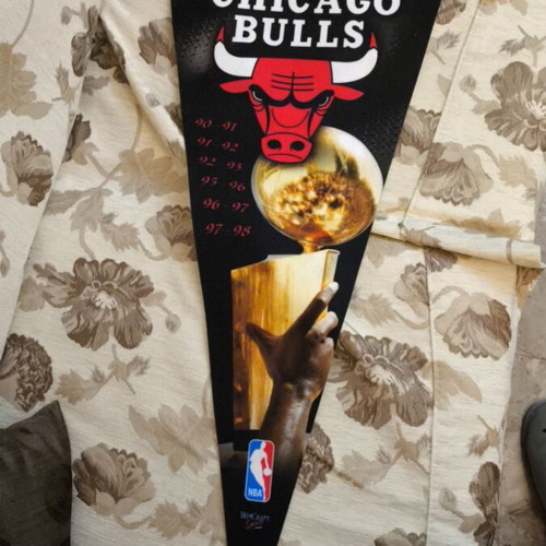 Chicago Bulls XXXL Pennant 6 Time Champions New