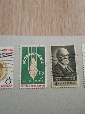 Usa stamps used, set of 4 pieces