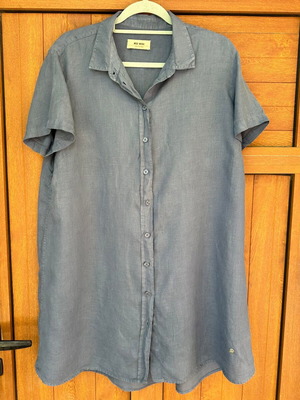 Linen dress Mos Mosh like new, size M, blue, 100% linen