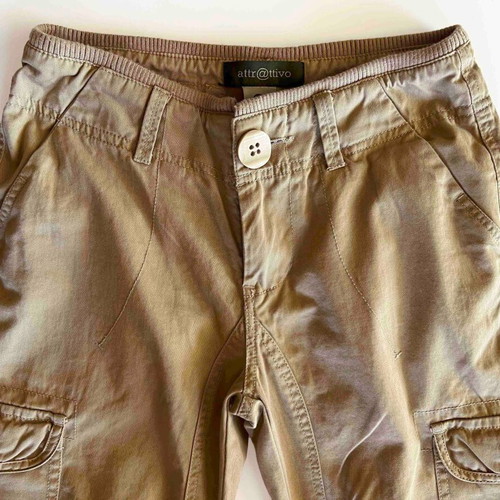 Attrattivo cargo pants, beige, 100% cotton
