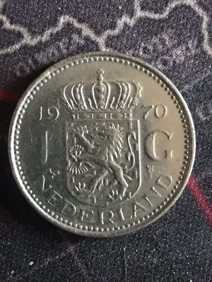 Netherlands 1 Gulden 1970 coin like new