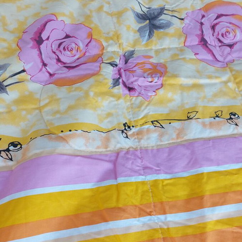 Single quilt 100% cotton, double-sided, new