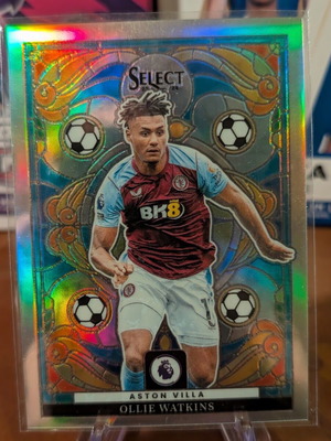 Panini Select Premier League 2023-24 Ollie Watkins Stained Glass κάρτα σαν καινούργιο