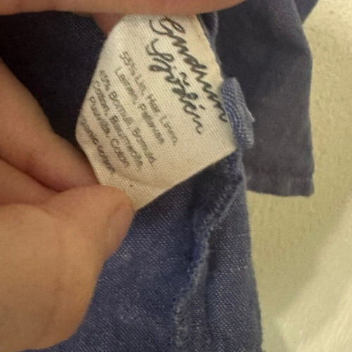 Gudrun Sjödén linen blend dress XL, like new, blue