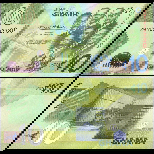 ΓΚΑΝΑ - 10 Cedis 2022 - UNC -